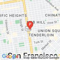 View Map of 1236 Sutter Street,San Francisco,CA,94109